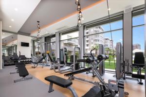 Fitness centrum a/nebo fitness zařízení v ubytování Greenwood Suites Resort