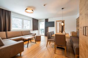 Posezení v ubytování Suites Nauders by mein Almhof Superior