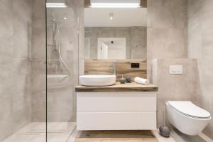 Kúpeľňa v ubytovaní Apartament Marron 11 z sauną, bawialnią i widokiem na Skrzyczne - Dream Apart
