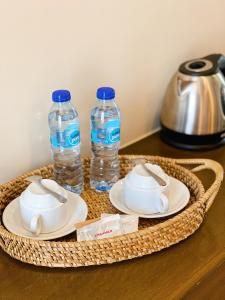 Příslušenství pro přípravu čaje a kávy v ubytování Ahana Resort El Nido