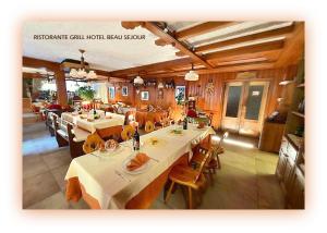 ホテル ボー セジュールにあるレストランまたは飲食店