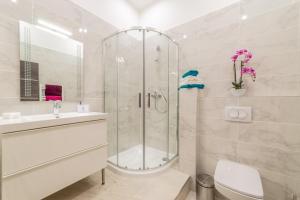 Kúpeľňa v ubytovaní Global Suites Budapest