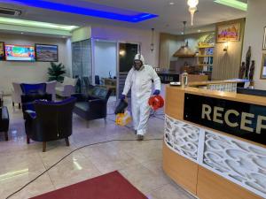 Vstupní hala nebo recepce v ubytování Adana Yukselhan Hotel
