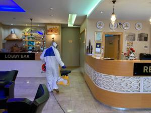 Vstupní hala nebo recepce v ubytování Adana Yukselhan Hotel