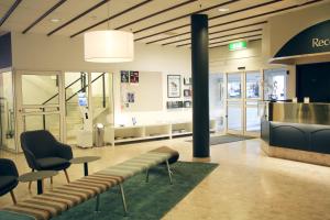 Χώρος καθιστικού στο Hotel Carlshamn