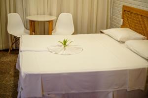 Cama ou camas em um quarto em Hotel Vento Brasil