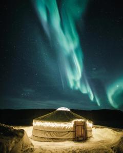 Příroda nedaleko luxury tent