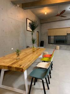Dapur atau dapur kecil di 綠空間民宿