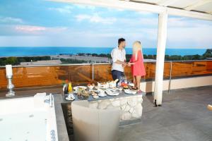 Balkón nebo terasa v ubytování Litohoro Olympus Resort Villas & Spa