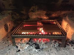 Gril dostupný pro hosty v bed and breakfast