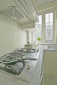 Kuchyň nebo kuchyňský kout v ubytování Ladoll Service Apartments