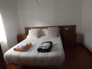 Postel nebo postele na pokoji v ubytování La Barbacana