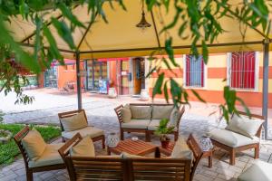 Patio alebo iná vonkajšia časť ubytovania Agriturismo dei Grippi
