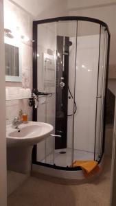 Koupelna v ubytování Ferienwohnung Hahn
