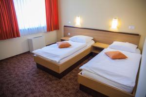 Postel nebo postele na pokoji v ubytování Hotel Bela Krajina