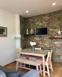 TV a/nebo společenská místnost v ubytování Apartamento Triana II Bolonia, Tarifa