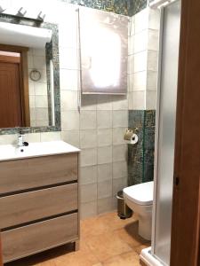 Koupelna v ubytování Apartamento Triana II Bolonia, Tarifa