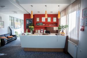 Kuchyň nebo kuchyňský kout v ubytování Hotel Bela Krajina