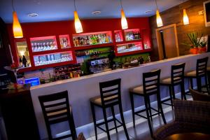 Lounge nebo bar v ubytování Hotel Bela Krajina