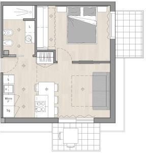 Půdorys ubytování Hotel & Aparthotel Carinthia S
