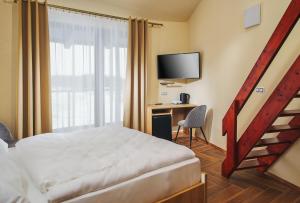 Sjónvarps- og/eða afþreyingartæki á Hotel Dymník