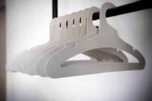 a close up of a white holder on a wall at Golden Star City Resort in Perea