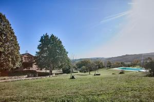A garden outside Umbria Luxury Villa Pool&OliveTrees