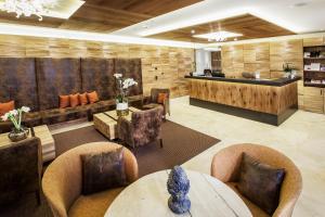 Χώρος καθιστικού στο Hotel am Reiterkogel