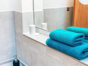 Koupelna v ubytování Hotel Schwertfirm