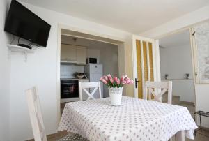 Kuchyň nebo kuchyňský kout v ubytování Holiday Home Miklica