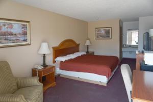 Katil atau katil-katil dalam bilik di OYO Hotel Altus N Main St