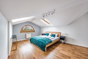 Postel nebo postele na pokoji v ubytování Apartamenty Sun & Snow Międzyzdroje Promenada
