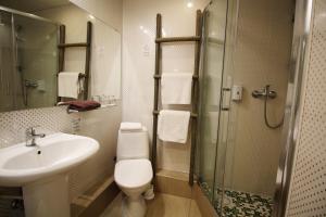 Koupelna v ubytování A1 Hotel Riga City Center
