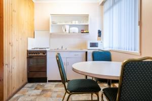 Kuchyň nebo kuchyňský kout v ubytování Silver Hills Motel