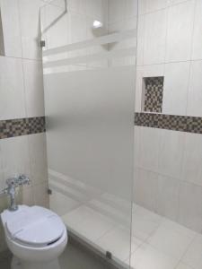 Koupelna v ubytování Hotel Jiménez Plaza