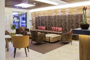 Χώρος καθιστικού στο Hotel am Reiterkogel