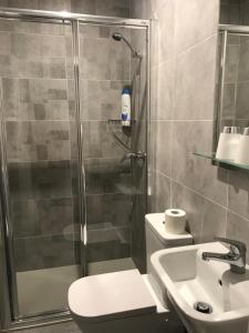 Ein Badezimmer in der Unterkunft PR Paz de Agra