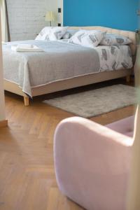 Postel nebo postele na pokoji v ubytování Domestic House Lola