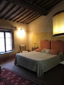 Postel nebo postele na pokoji v ubytování La Locanda del Loggiato