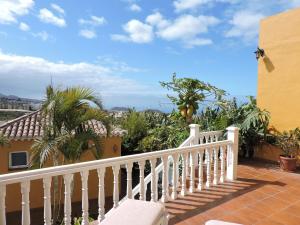 En balkong eller terrass på Casas El Monte, en Los Barros
