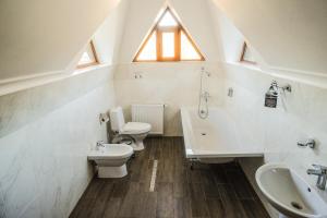 Koupelna v ubytování Hotel Galushko