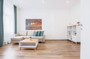 Posezení v ubytování FAMILY Apartment OSTRAVA