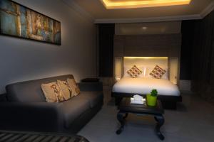 Posezení v ubytování Home Suites Boutique Hotel Freetown