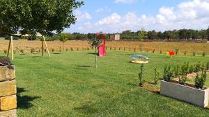 A garden outside Masseria Cricelli