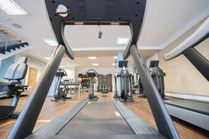 The fitness centre and/or fitness facilities at Hotel Adler - Paulas Alb