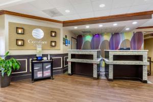 a waiting room at a hospital with a basketball hoop at Comfort Inn Blythewood - North Columbia in Blythewood
