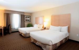 Postel nebo postele na pokoji v ubytování Pomeroy Inn and Suites Dawson Creek