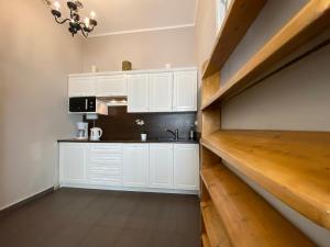 Kuchyňa alebo kuchynka v ubytovaní P&J Apartamenty Św. Krzyża