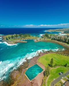 Et luftfoto af Kiama Shores