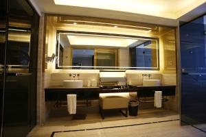 Koupelna v ubytování Tangla Hotel Tianjin